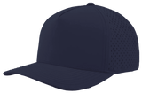 Zapped Headwear BLACKHAWK 5 - Panel Snapback Hat | Wholesale Performance Caps Dark Blue Adjustable Hats