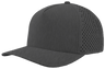 Zapped Headwear BLACKHAWK 5 - Panel Snapback Hat | Wholesale Performance Caps Graphite Adjustable Hats