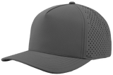 Zapped Headwear BLACKHAWK 5 - Panel Snapback Hat | Wholesale Performance Caps Grey Adjustable Hats