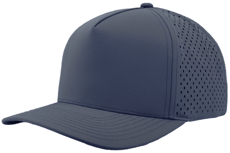 Zapped Headwear BLACKHAWK 5 - Panel Snapback Hat | Wholesale Performance Caps Light Navy Adjustable Hats