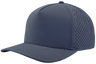 Zapped Headwear BLACKHAWK 5 - Panel Snapback Hat | Wholesale Performance Caps Light Navy Adjustable Hats