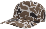 Zapped Headwear BLACKHAWK 5 - Panel Snapback Hat | Wholesale Performance Caps Light Old School Camo Adjustable Hats