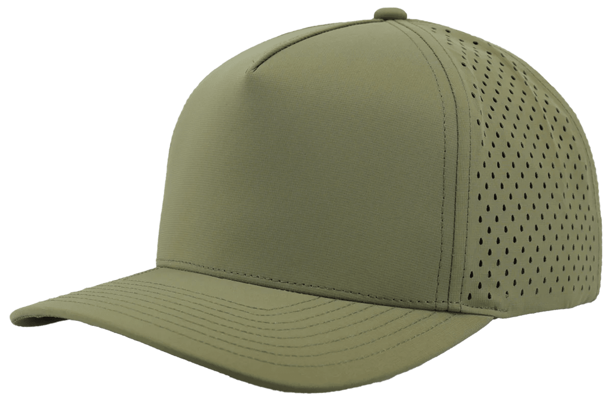 Zapped Headwear BLACKHAWK 5 - Panel Snapback Hat | Wholesale Performance Caps Loden Adjustable Hats