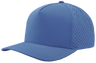 Zapped Headwear BLACKHAWK 5 - Panel Snapback Hat | Wholesale Performance Caps Ocean Blue Adjustable Hats