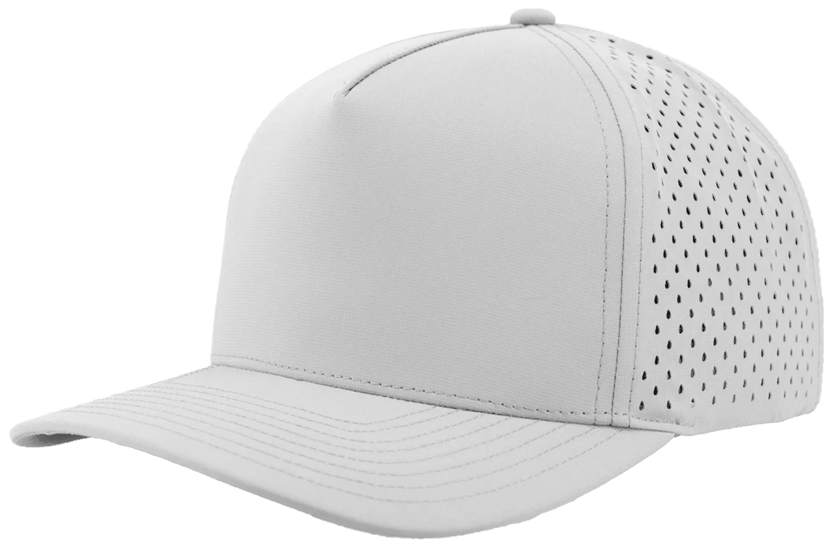 Zapped Headwear BLACKHAWK 5 - Panel Snapback Hat | Wholesale Performance Caps Off White Adjustable Hats