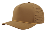 Zapped Headwear BLACKHAWK R+ 5 - Panel Rope Snapback Hat Caramel - Caramel Rope Adjustable Hats