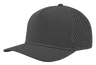 Zapped Headwear BLACKHAWK R+ 5 - Panel Rope Snapback Hat Graphite - Grey Chainlink Rope Adjustable Hats
