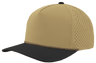 Zapped Headwear BLACKHAWK R+ 5 - Panel Rope Snapback Hat Khaki - Black Bill - Khaki Chainlink Rope Adjustable Hats