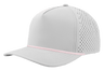 Zapped Headwear BLACKHAWK R+ 5 - Panel Rope Snapback Hat Off White - Pink Chainlink Rope Adjustable Hats