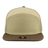 Zapped Headwear COBRA 7 - Panel Snapback Hat | Wholesale Performance Caps Khaki - Brown bill Adjustable Hats