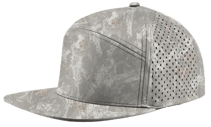 Zapped Headwear OSPREY 7 - Panel Snapback Hat | Wholesale Performance Caps Deadwood Tree Camo Adjustable Hats