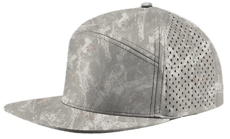 Zapped Headwear OSPREY 7 - Panel Snapback Hat | Wholesale Performance Caps Deadwood Tree Camo Adjustable Hats