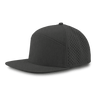 Zapped Headwear OSPREY 7 - Panel Snapback Hat | Wholesale Performance Caps Graphite Adjustable Hats