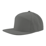 Zapped Headwear OSPREY 7 - Panel Snapback Hat | Wholesale Performance Caps Grey Adjustable Hats