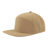 Zapped Headwear OSPREY 7 - Panel Snapback Hat | Wholesale Performance Caps Khaki Adjustable Hats