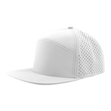 Zapped Headwear OSPREY 7 - Panel Snapback Hat | Wholesale Performance Caps Off White Adjustable Hats