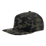 Zapped Headwear OSPREY 7 - Panel Snapback Hat | Wholesale Performance Caps Olive Camo Adjustable Hats