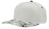 Zapped Headwear PATRIOT 5 - Panel Classic Snapback Hat | Wholesale Canvas Caps White/ Grey Old School Camo Adjustable 5 - Panel Caps